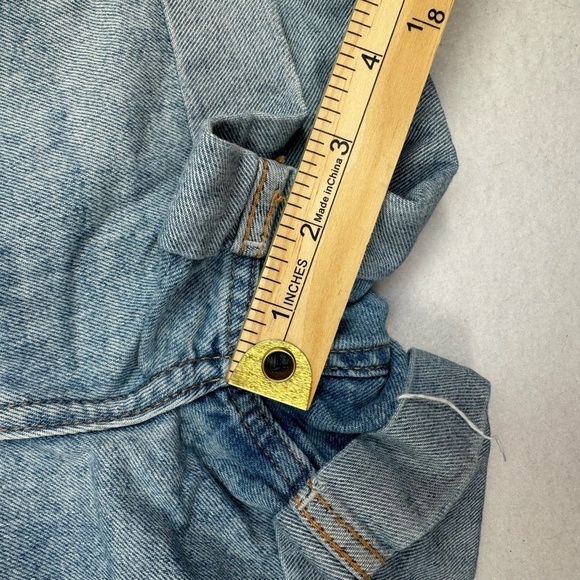 Divided H&M Roll Hem Boyfriend Shorts Womens Size 6 High Waisted Light Wash - Picture 8 of 9